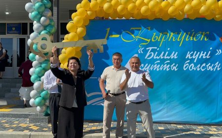 Шайдана ауылында жаңа мектеп пайдалануға берілді