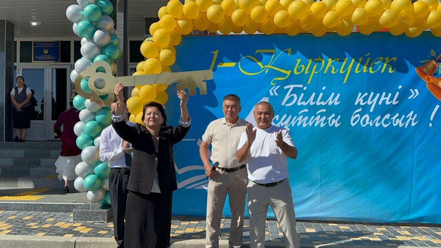 Шайдана ауылында жаңа мектеп пайдалануға берілді