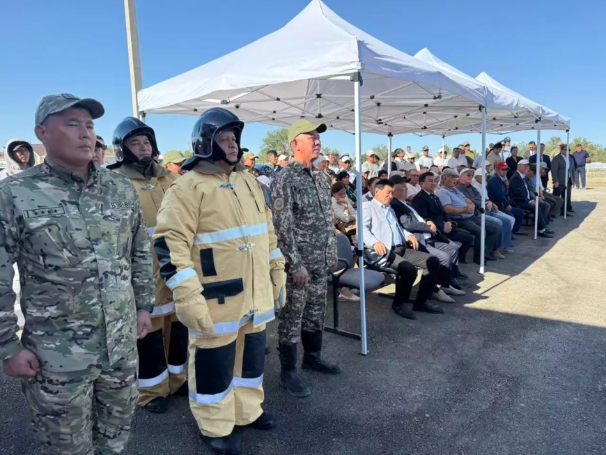 Сарысу ауданында жаңа өрт сөндіру бекеті ашылды