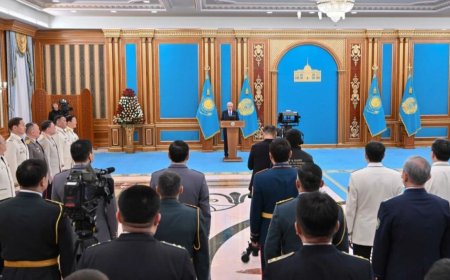Президент мемлекеттік марапаттар мен әскери шендер табыстау рәсімінде сөз сөйледі